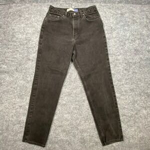 Gap Classic Fit High Rise Straight Leg Jeans Faded Black 100% Cotton Size 12 Reg